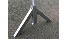 Pied amovible pour panneau électoral 