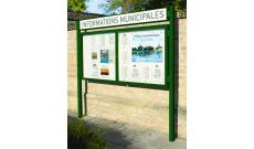 Kit poteau Dormans et Avizé 40x60 scellement peinture